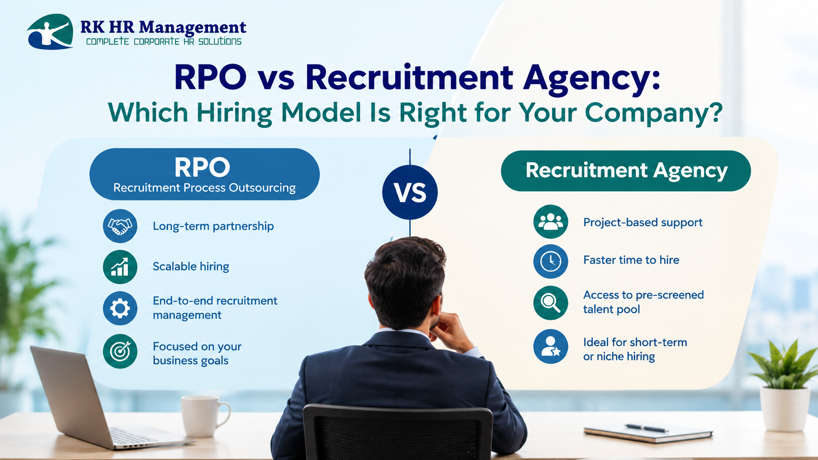 RPO vs recruitment agency comparison India
